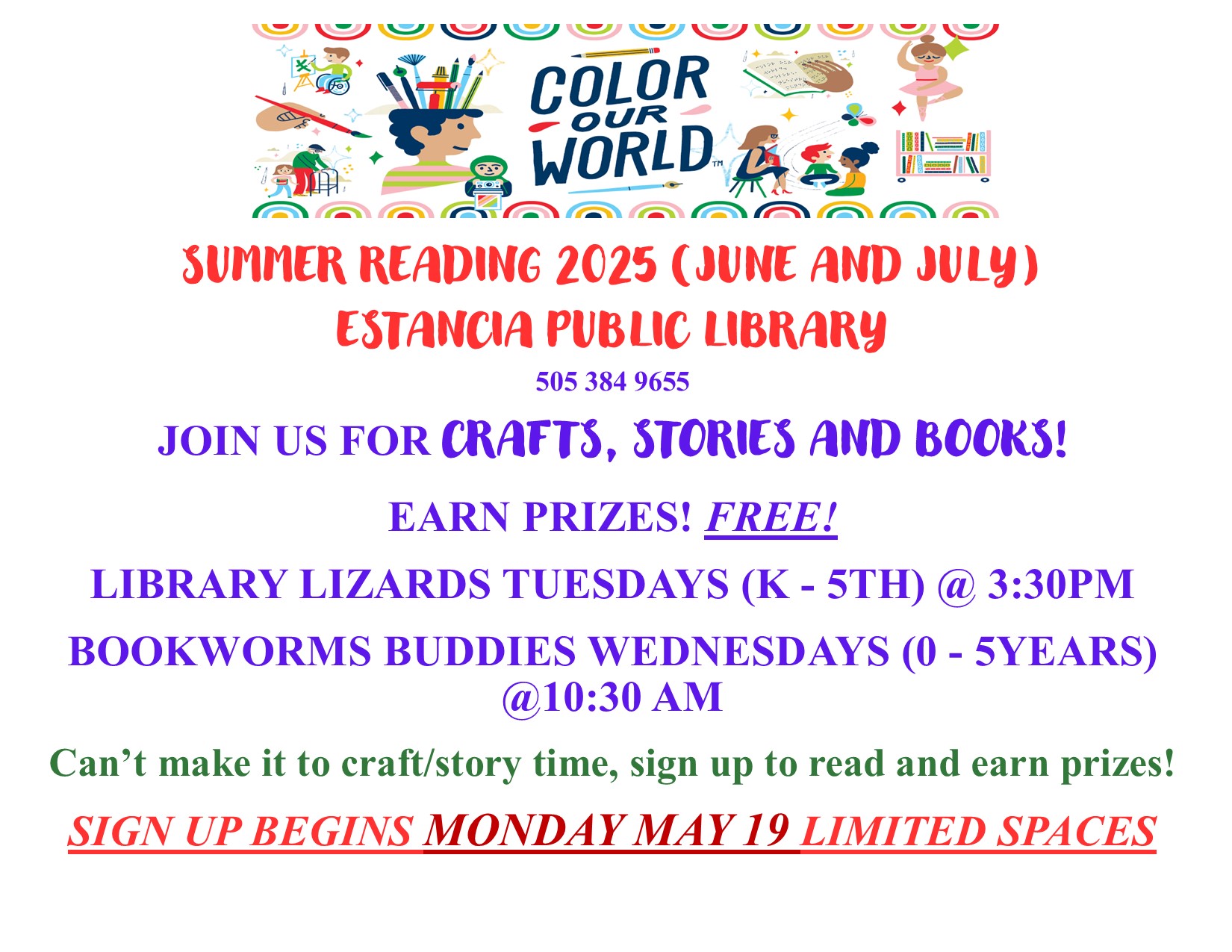 Summer Reading sign up - Summer 2025 image